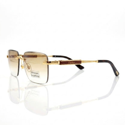 Cartier Photochromic & Blue Light Square Sunglasses