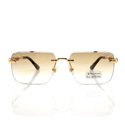 Cartier Photochromic & Blue Light Square Sunglasses