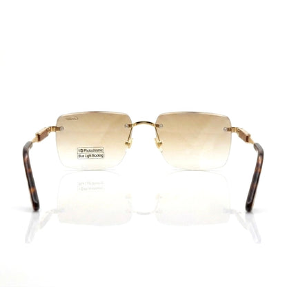 Cartier Photochromic & Blue Light Square Sunglasses
